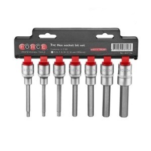 FORCE 1/2" Inbus doppen set 5 t/m 14 mm