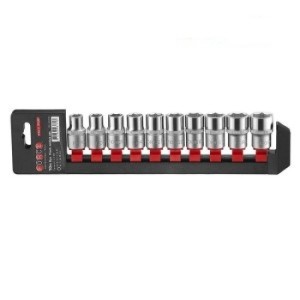 FORCE 1/2" Doppen set 6-kant, 10 t/m 19 mm