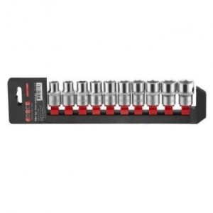 FORCE 1/2" Doppen set 12-kant, 10 t/m 19 mm