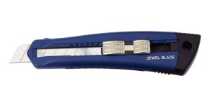 JEWEL BLADE Afbreekmes heavy duty met 3 reserve messen 18mm KNIZ13