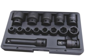 RODAC 1/2" Krachtdoppen set 10 t/m 32 mm (6-kant)