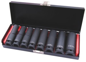 RODAC 1/2" Krachtdoppen set 12 t/m 22 mm (6-kant)