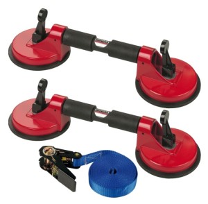 RODAC 2x glasdragers met spanband en ratel