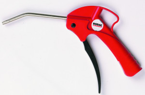 RODAC Blaaspistool kunststof kort met luchtreducer