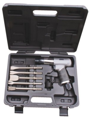 RODAC Hakhamer in kunststof koffer + 5 beitels voor metaalbewerking - RC296BC