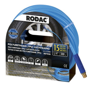 RODAC Luchtslang PU 8x12mm, 15 meter