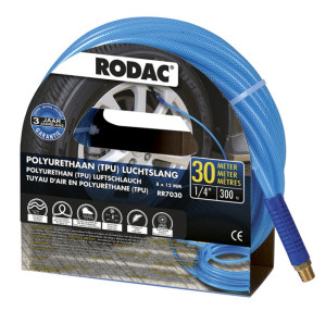 RODAC Luchtslang PU 8x12mm, 30 meter
