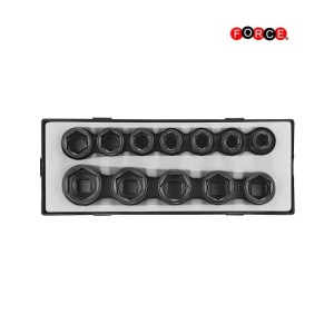 FORCE 3/4" Tooltray krachtdoppen 17 t/m 41 mm (6-kant)