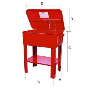 RODAC Onderdelenreiniger 220V - 75L