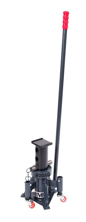 RODAC Verrijdbare assteun 15 ton laag met duwstang