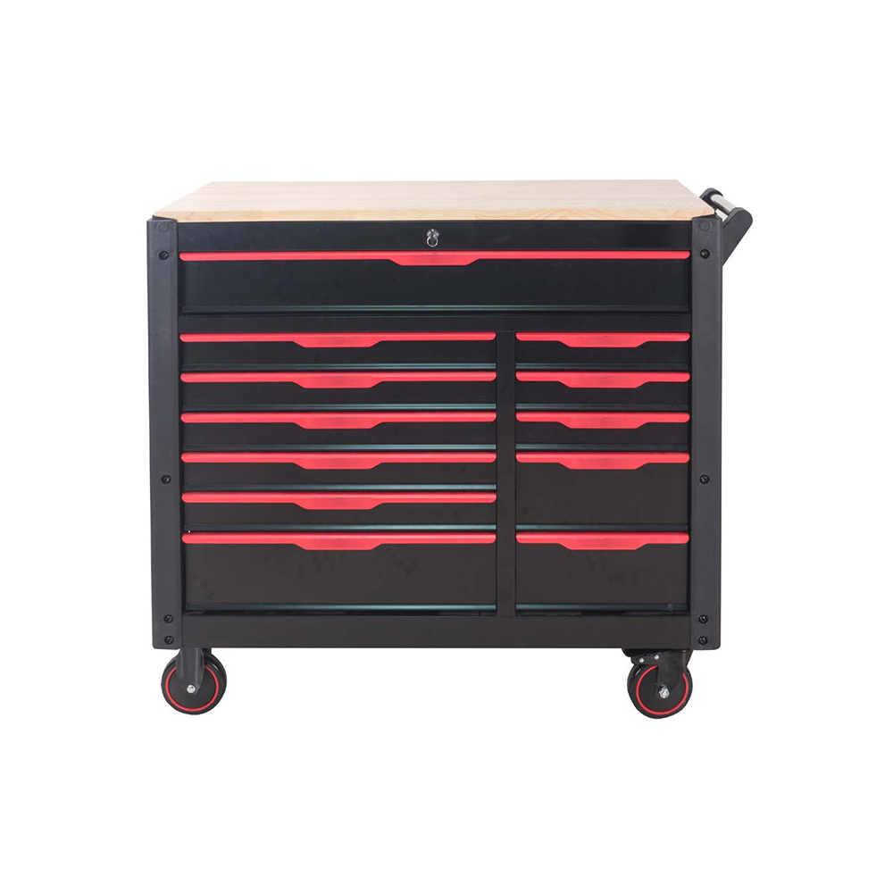 WEBER TOOLS Gereedschapswagen XXL 300 delig met houten bovenblad