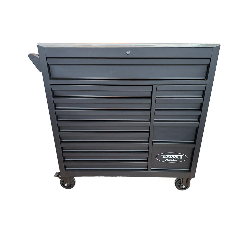 WEBER TOOLS ProLine Gereedschapswagen 344-delig met stalen bovenblad