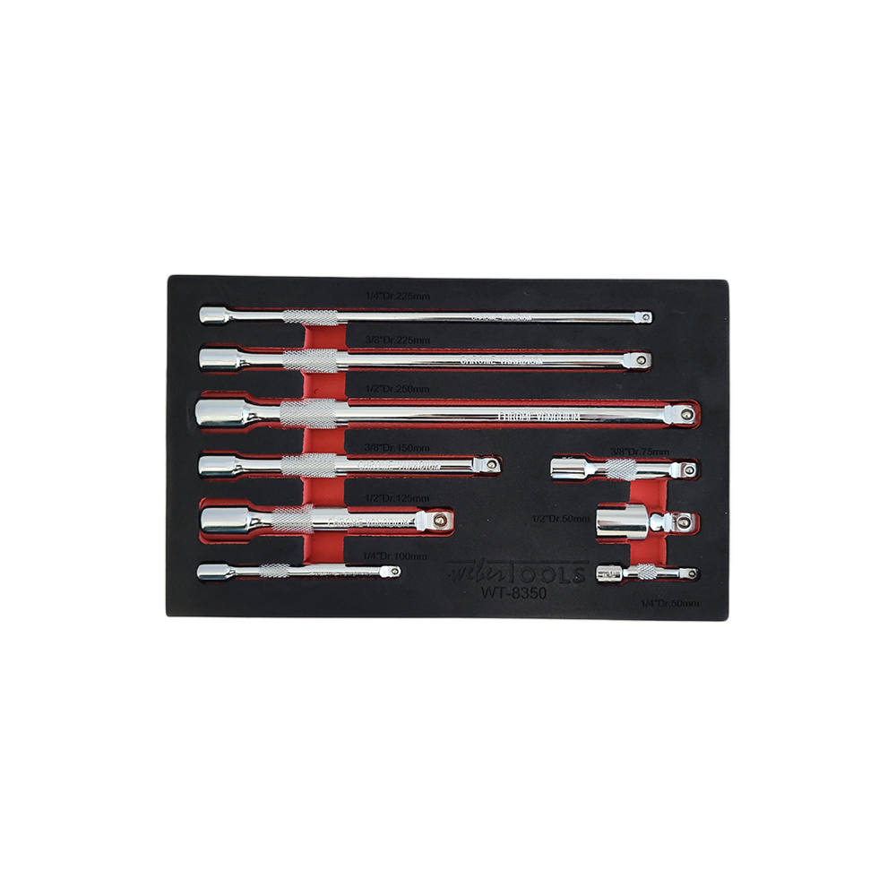 WEBER TOOLS Wobble verlengstukken set 9 delig